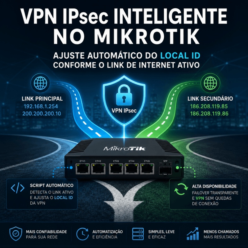 [Script] Local ID de VPN HA IPsec no MikroTik – Junovan Fantin
